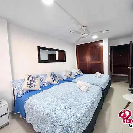 Apartamento Apto 3 Alcobas Piso 17 Vista Al Mar Por Parceros Group Cartagena